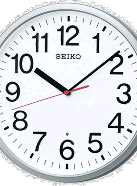 日本直邮精工SEIKO KX230S银色金属漆挂钟KX230S