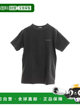 日本直邮中古Dior迪奥男A级95新T-shirtT恤棉上衣灰色
