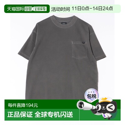 1h可退 日本直邮VANS 男士 短袖T恤 126R1012100 7059660002