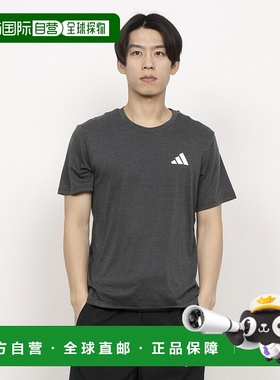 日本直邮阿迪达斯男士 TR-ES FEEL READY NOV 短袖功能性T恤黑色