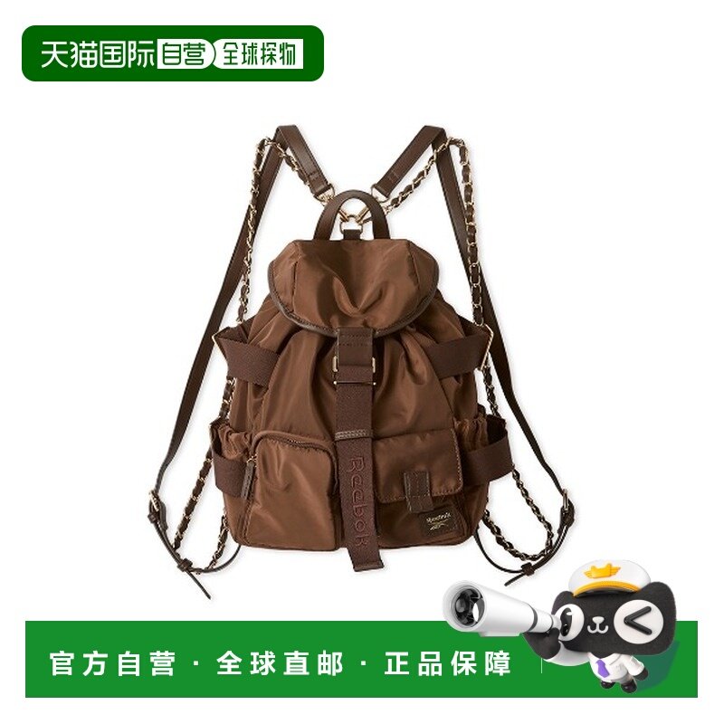 日本直邮FRAY I.D 女装 Reebok联名尼龙双肩包 金属链条设计 FWGB,运动包/户外包/配件,双肩包,淘宝优惠券,粉丝福利购,淘宝优惠卷