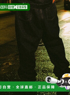日本直邮Manhattan Records 男士宽松牛仔长裤 2023秋冬新款 韩国