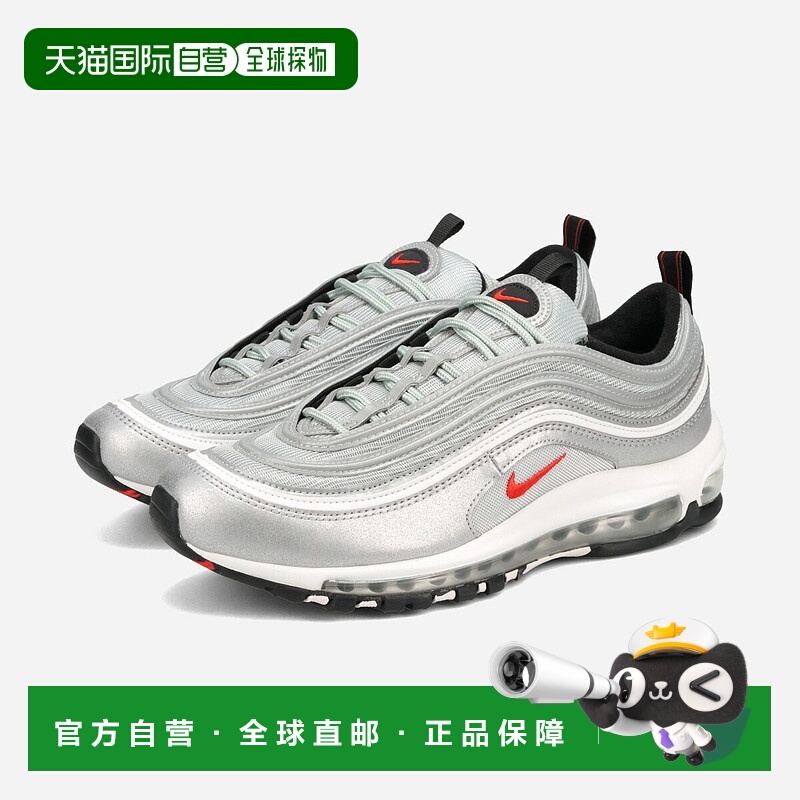 日本直邮NIKE AIR MAX 97 OG 男士低帮运动鞋（金属银/大学红/黑(
