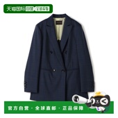 1h可退 宽松双排扣格纹西 女装 日本直邮TOMORROWLAND collection