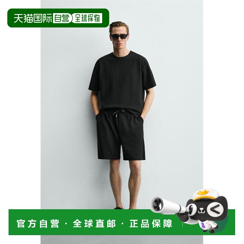 日本直邮zara 男士 上装T恤短袖
