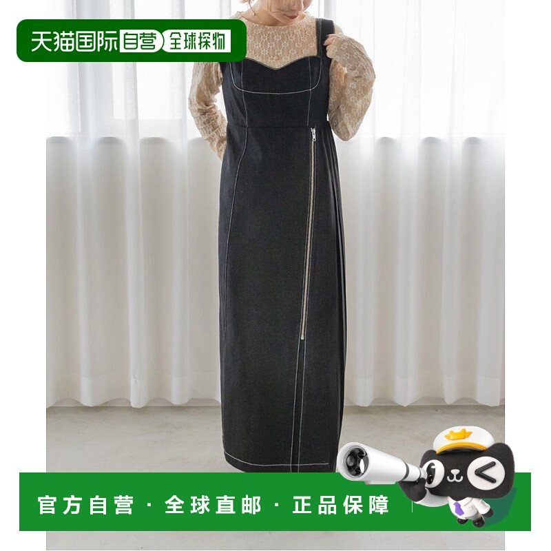 日本直邮RANDA 紧身胸衣设计牛仔连衣裙高跟鞋