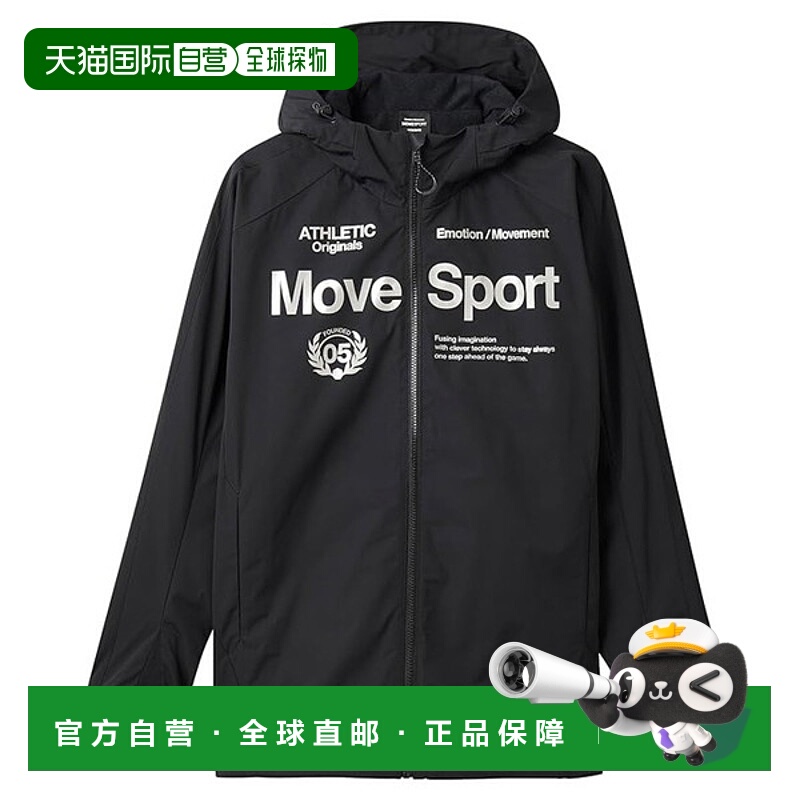 日本直邮Descente 运动服 运动服 HEATNAVI 磨毛 经典标志 连帽衫