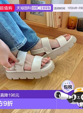 日本直邮Oriental Traffic 厚底柔软带扣凉鞋 41204 OR526BW00290