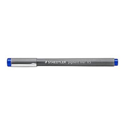 【日本直邮】Staedtler线画笔pigment liner 0.5mm蓝 308 05-3*10