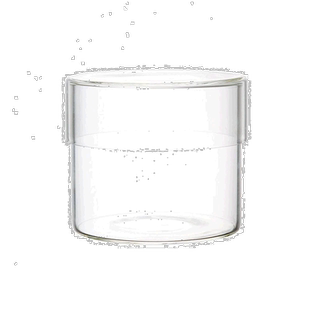 【日本直邮】kinto密封罐O保存容器玻璃盒100x85mm 25762厨用小工