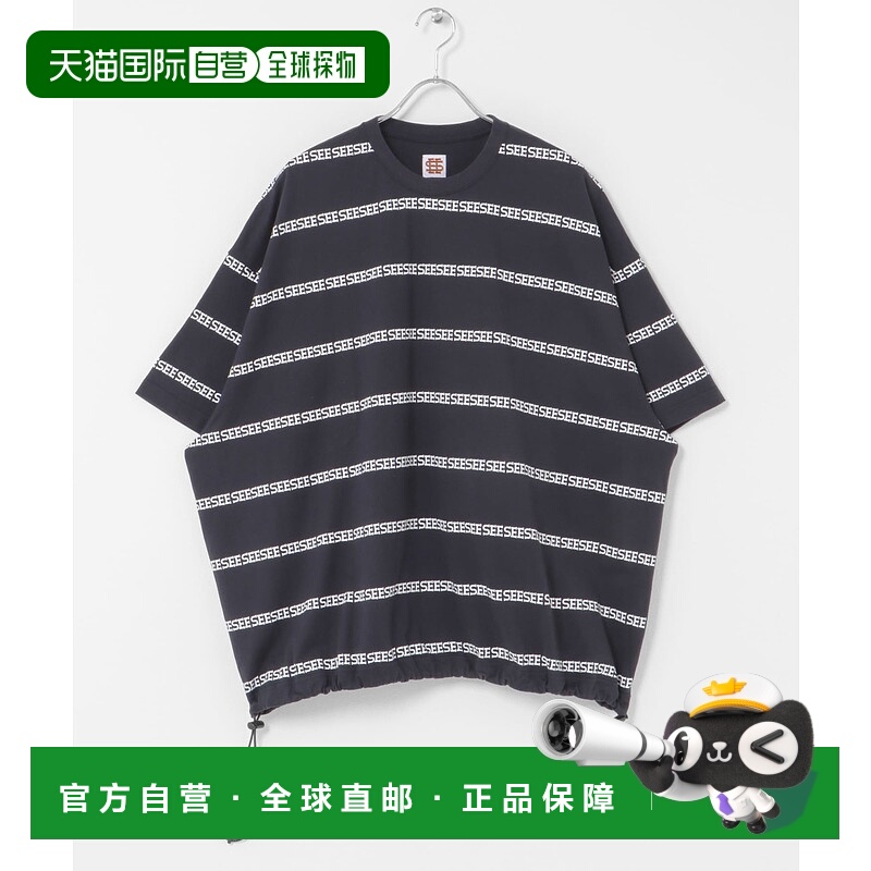 1h可退 日本直邮SEE SEE 男装 宽松圆领T恤 纯棉舒适 BSMA5SS2571