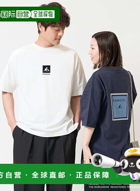 1h可退 日本直邮a.v.v KANGOL联名男士宽版剪裁T恤 KHKGA16059