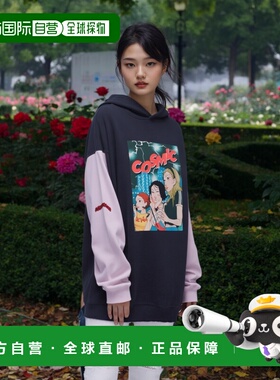 1h可退 日本直邮PAGEBOYLIM × maniko 联名绘图宽松连帽卫衣 318