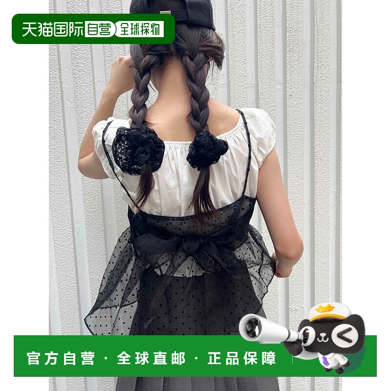 1h可退 日本直邮WC 女装 蝴蝶结蕾丝吊带背心 WC25SM07L0010