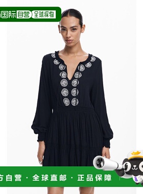 日本直邮Desigual JACKSONVILLE 连衣裙长款长袖 [DE819EW25683]