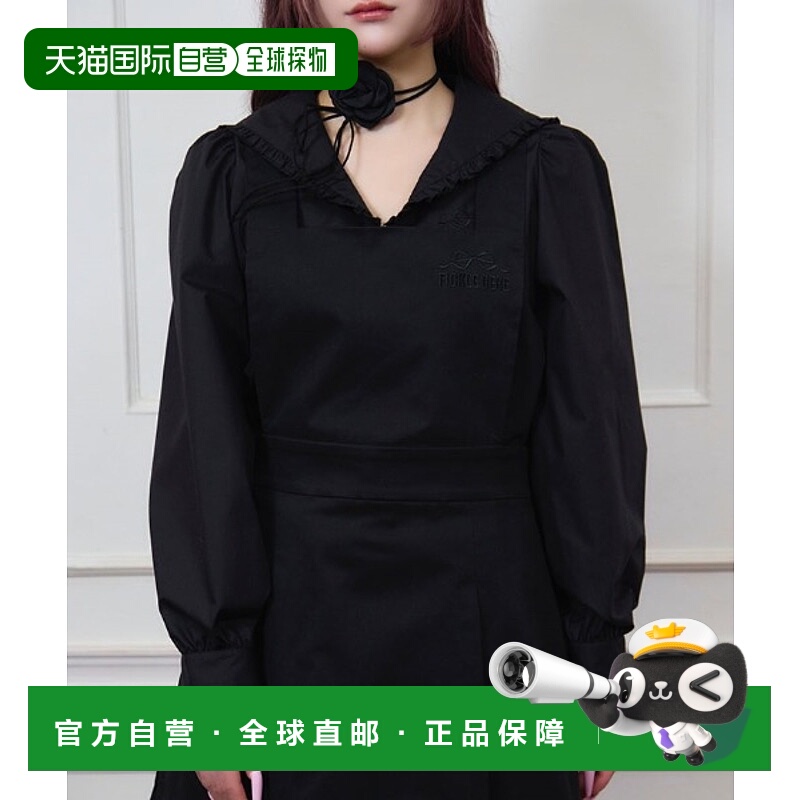 1h可退 日本直邮FickleBebe 女士小立领荷叶边衬衫 DR91X09FB