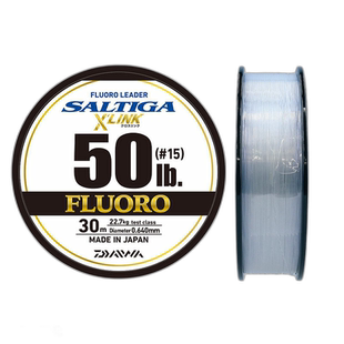 日本直邮 Daiwa Saltiga Fluoro Leader Crosslink 30m 70lb (#22