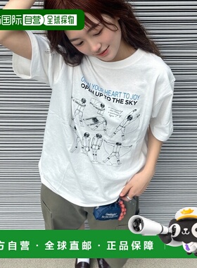 1h可退 日本直邮CIAOPANIC TYPY 男女同款复古印花T恤 TYZ4051606