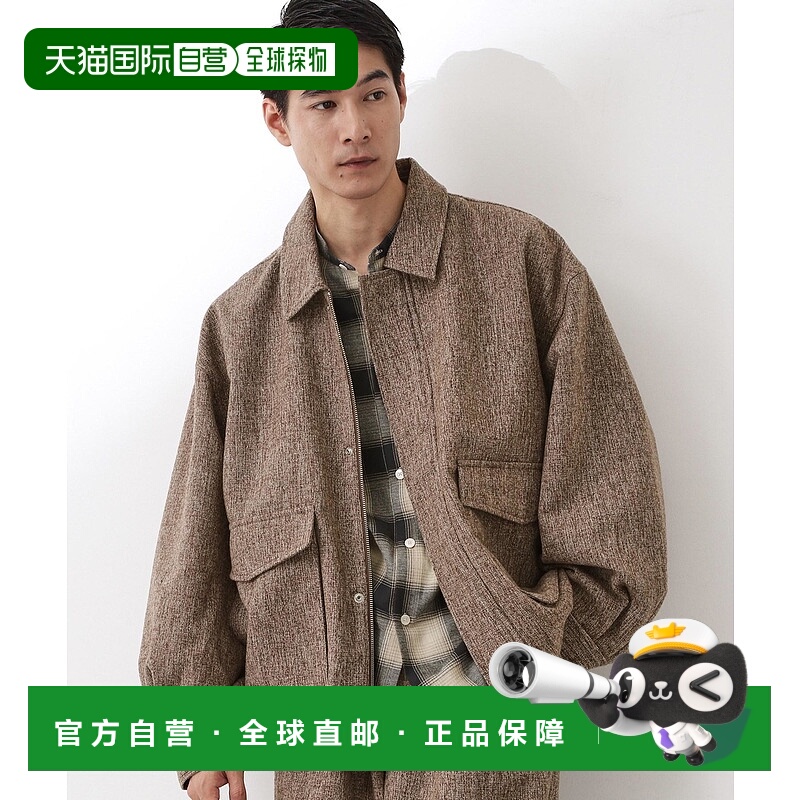 1h可退 日本直邮THE SHOP TK 男装 宽松飞行夹克 双口袋设计 6165