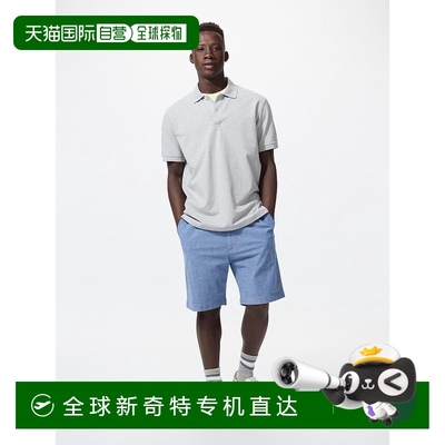 日本直邮UNIQLO优衣库 弹力松紧时尚五分裤休闲短裤 男款新款