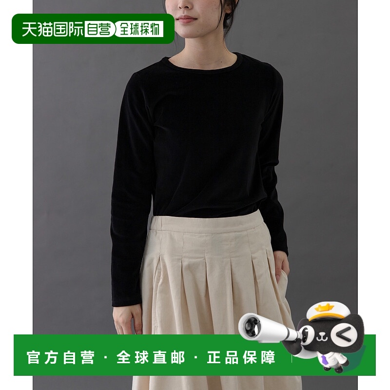 1h可退 日本直邮FORK&SPOON 女装 经典光感 贝尔罗长袖T恤 简约大