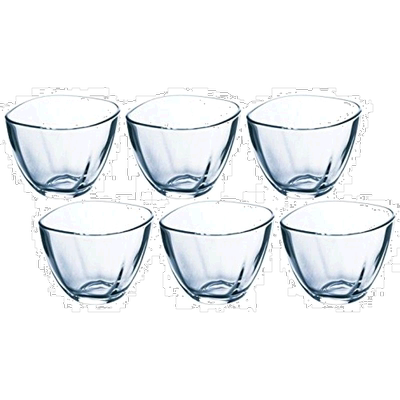 【日本直邮】Aderia阿德利亚玻璃小碗7.2*5.7cm6个装 P6325