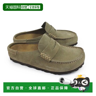 日本直邮Birkenstock Naples 男女士裹脚凉鞋绒面革莫卡辛鞋宽版2