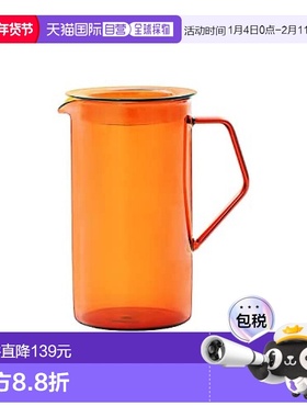 【日本直邮】Kinto饮料容器・凉水壶 750ml 耐热玻璃琥珀色21463