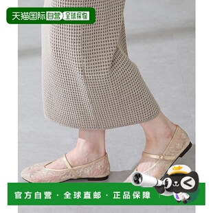 蕾丝拼接玛丽珍平底单鞋 1h可退 女士 MASCH 花柄 日本直邮MISCH