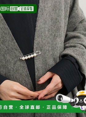1h可退 日本直邮LE CERCLE par rope' 女士 珍珠线条胸针 简约优