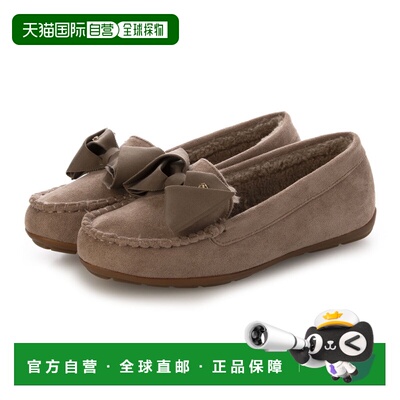 日本直邮日本直邮Bridget Birkin 541638 罗缎丝带莫卡辛鞋（米色