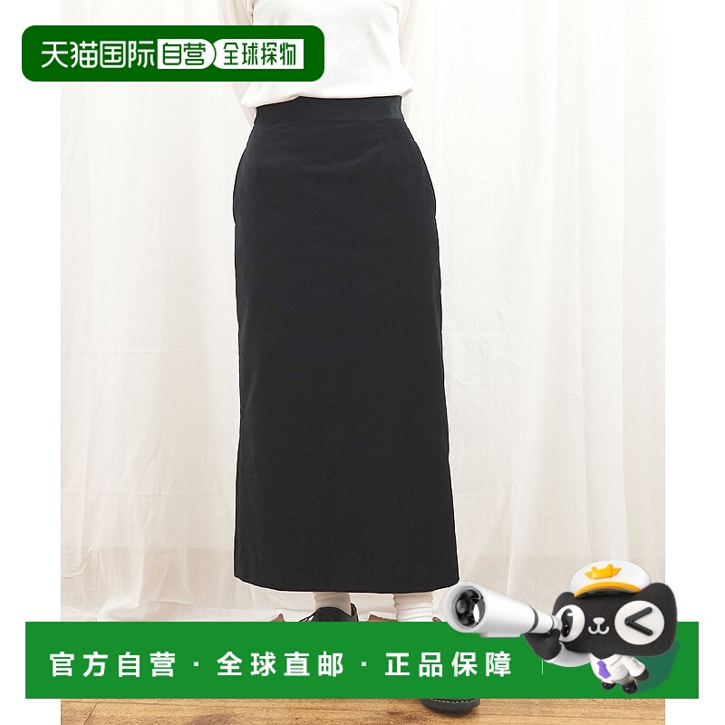 1h可退 日本直邮fig Ｌondon 女装 经典棉质灯芯绒半身裙 后背花