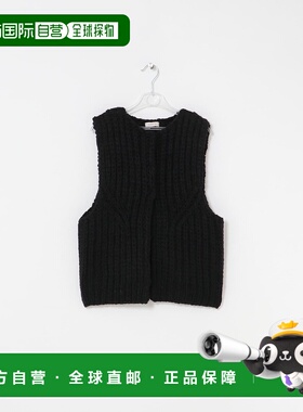1h可退 日本直邮LAATO 女装 手工编织感宽松针织背心 仿羊毛质感