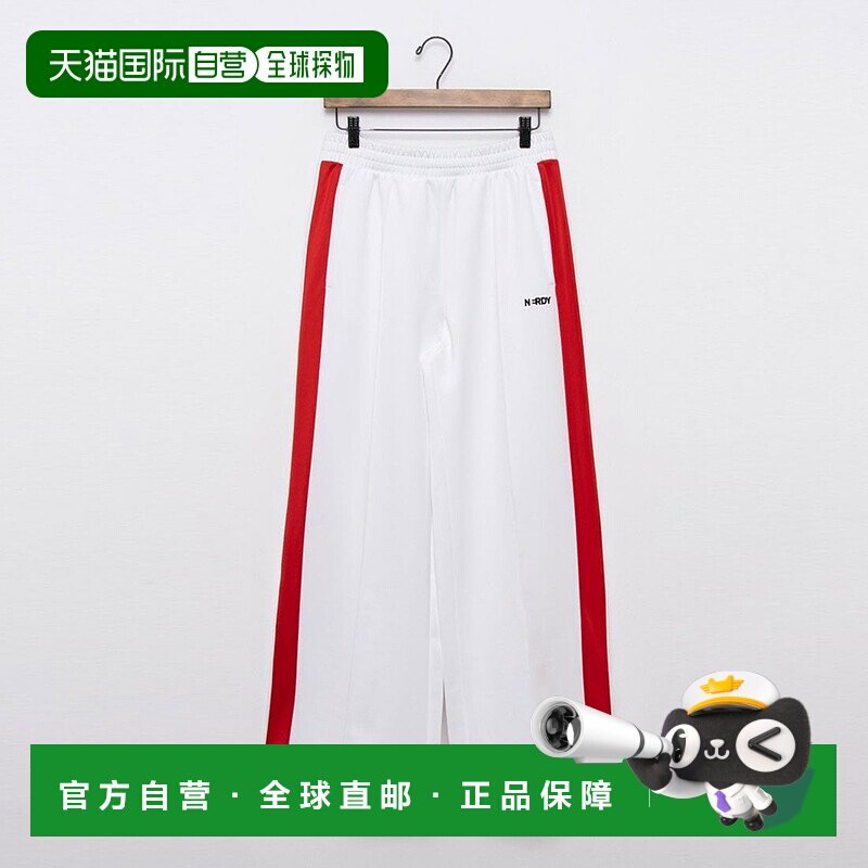 日本直邮NERDY 女士彩色拼接运动裤 [NE8621EW000825] 婴儿粉