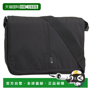 日本直邮New Balance 男女单肩包 黑色 PADDED CROSSBAG NBGCESL1