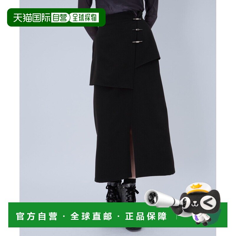 日本直邮HARE 女装 金属装饰直筒窄裙 简约设计显瘦半身裙 638793
