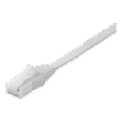 【日本直邮】巴比禄LAN线1.5米CAT6防断针连接器直线扁平型白色