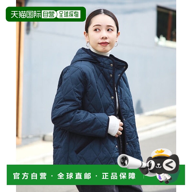 日本直邮BEAMS 轻量绗缝连帽短上衣 [94747426]