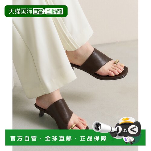 日本直邮Le Talon 女士 金属拇指环穆勒凉鞋 2617【付后1h可退】