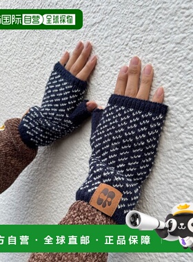 日本直邮CIAOPANIC男女同款图案半指手套 保暖百搭日常手部配饰 C