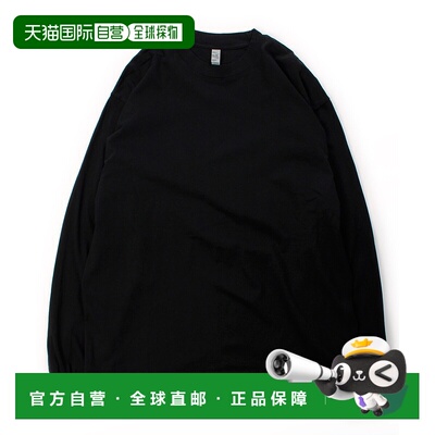 1h可退 日本直邮LOS ANGELES APPAREL 男女同款 6.5OZ全棉长袖T恤