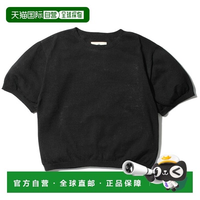 日本直邮Snow Peak 女士高针轻薄针织套头衫3 码黑色KN-24SW20202