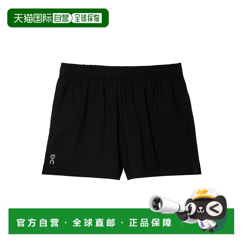 日潮跑腿ON昂跑 女士 3 英寸核心短裤 Raspberry Black L 1wf1015
