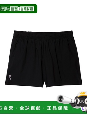 日潮跑腿ON昂跑 女士 3 英寸核心短裤 Raspberry Black L 1wf1015