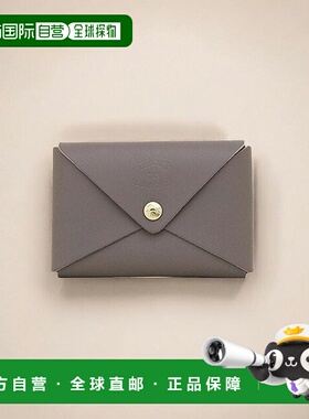 日本直邮IL BISONTE 卡包 SCC031-PG0001-GY103 男士女士 灰褐色