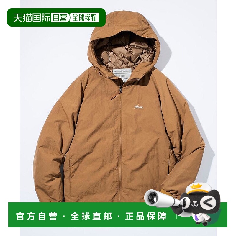 1h可退 日本直邮NANGA 男装 联名环保再生羽绒夹克 防风连帽设计