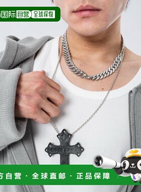 1h可退 日本直邮SHORT ROUND 男装 PU压纹十字架项链 SH26SS01SG0