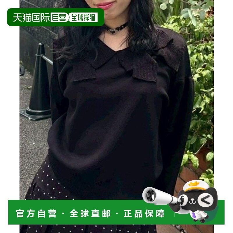 1h可退 日本直邮Candy Stripper 女装 针织衫 蝴蝶结领口 多色可