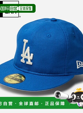 日本直邮New Era 59FIFTY 棉麻洛杉矶道奇队棒球帽（蓝色）男女士