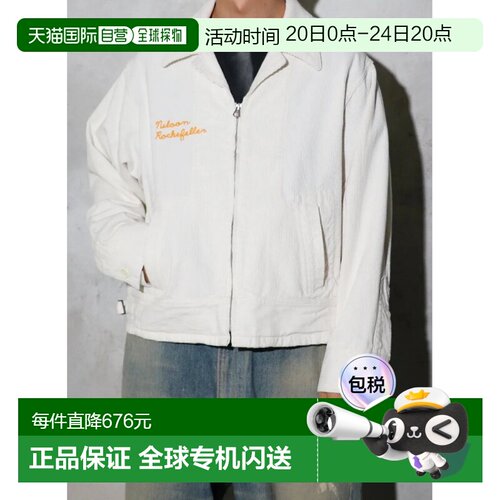 1h可退 日本直邮ABAHOUSE男女同款宽松版型FFA夹克 纽约坎顿刺绣